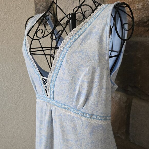 Charter Club Printed Cotton Nightie - Picture 3 of 10